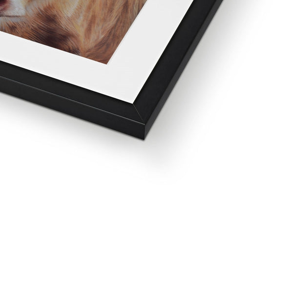 Sam Dolman Sally Cow Fine Art, Black frame bottom corner