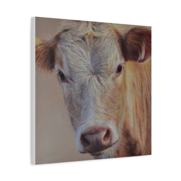 Sam Dolman Sally Cow Wall Art, Canvas profile