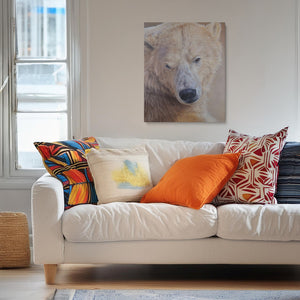 Sam Dolman Tala Polar Bear Canvas Art, Canvas in scene