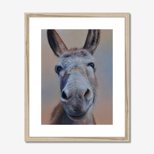 Sam Dolman William Donkey Fine Art, Wooden frame